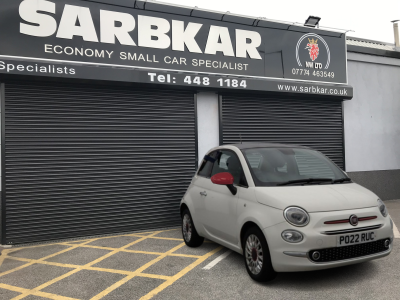 Fiat 500 RED at Sarbkar