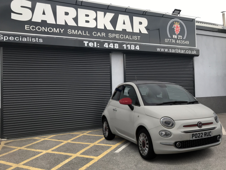 Fiat 500 RED at Sarbkar
